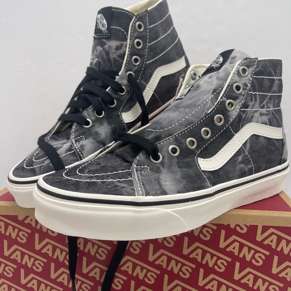 Vans Men’s Sk8-Hi Tapered (Denim Destroy)Black/ Marshmallow Sneakers
VN0A4U169FL - Picture 6 of 16